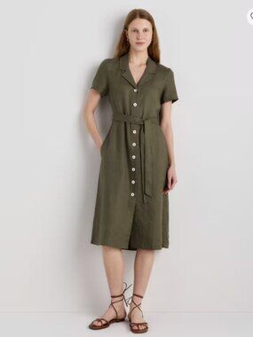 tencel jersey side tie midi dress Quince Womens Tencel Jersey Side Tie Midi Dress Jamaica